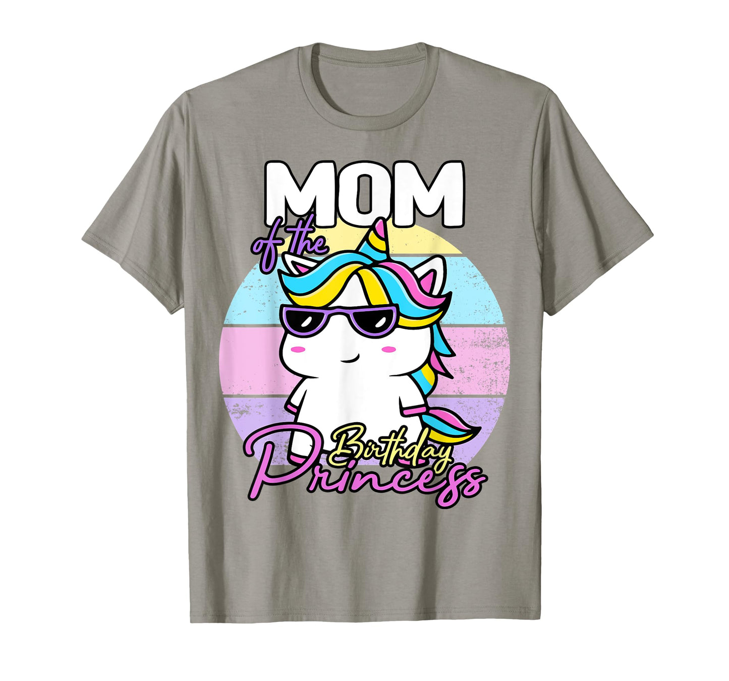 Unicorn Mom Of The Birthday Princess Unicorn T-Shirt