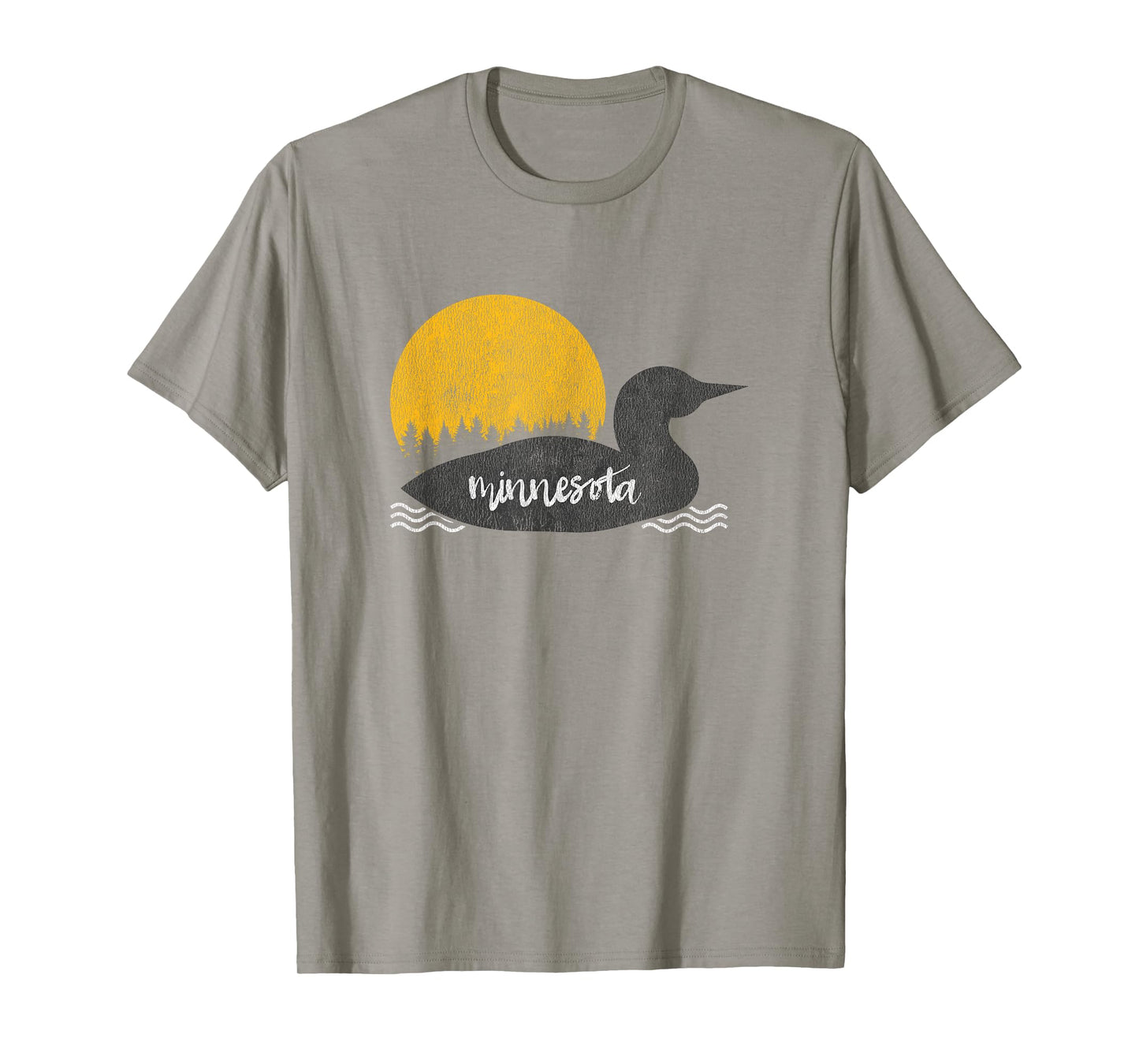 Vintage Minnesota T-shirt Minnesota State Bird Loon Gift T-Shirt