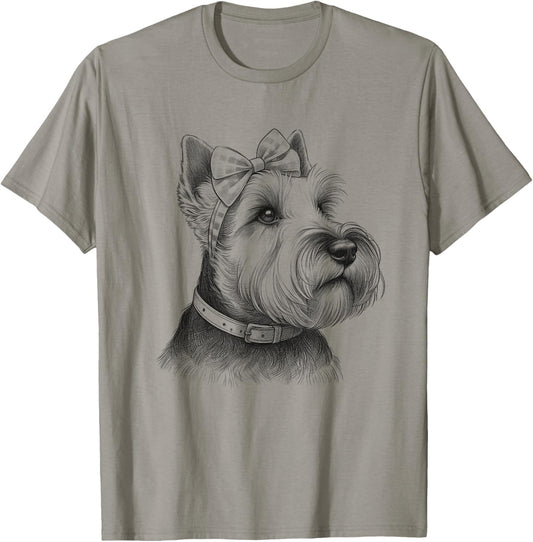 Scottish Terrier Dog Mom Scottie Design For Her T-Shirt
