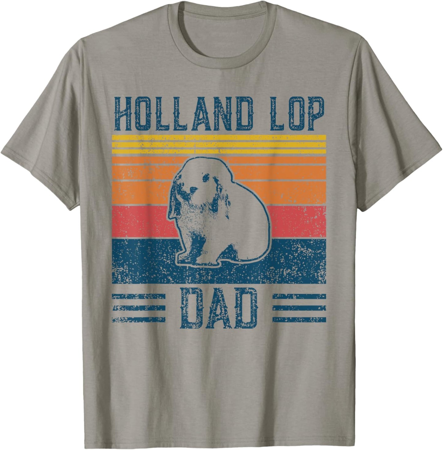 Best Rabbit Dad Men - Vintage Holland Lop T-Shirt