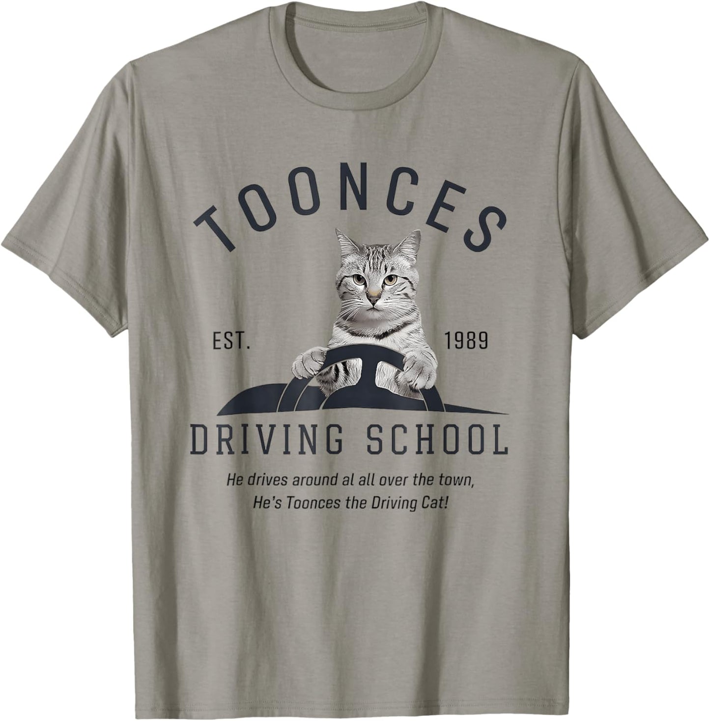Toonces Driving School, The Driving Cat T-Shirt