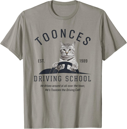 Toonces Driving School, The Driving Cat T-Shirt