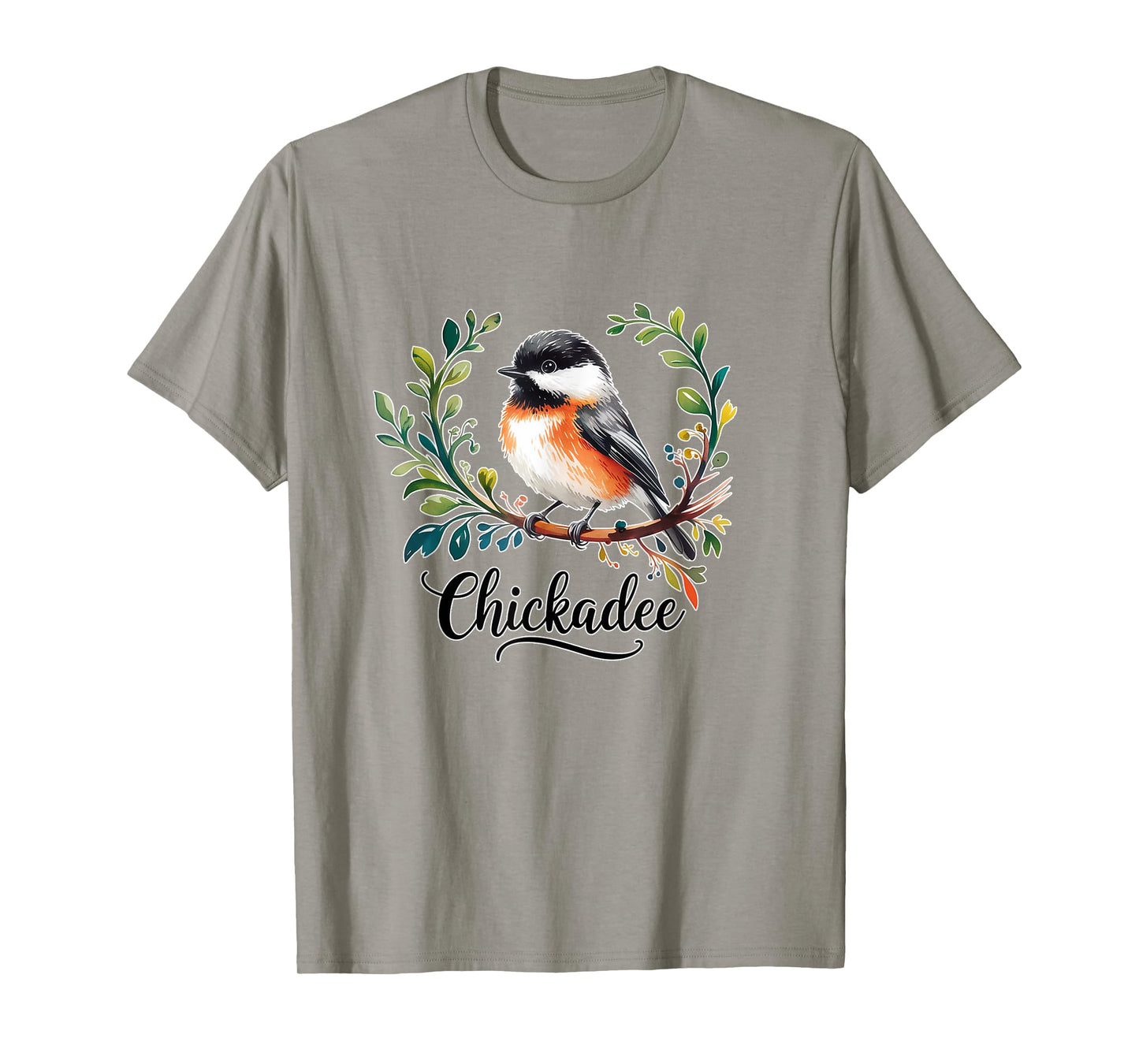CHICKADEE Black Capped Chickadee Bird T-Shirt