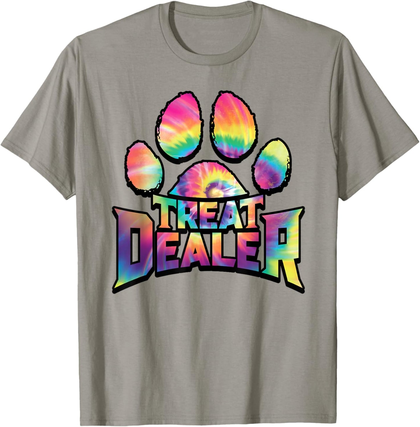 Dog Treat Dealer Funny Dog Lover Owner Dog Mom Dad Tie Dye T-Shirt