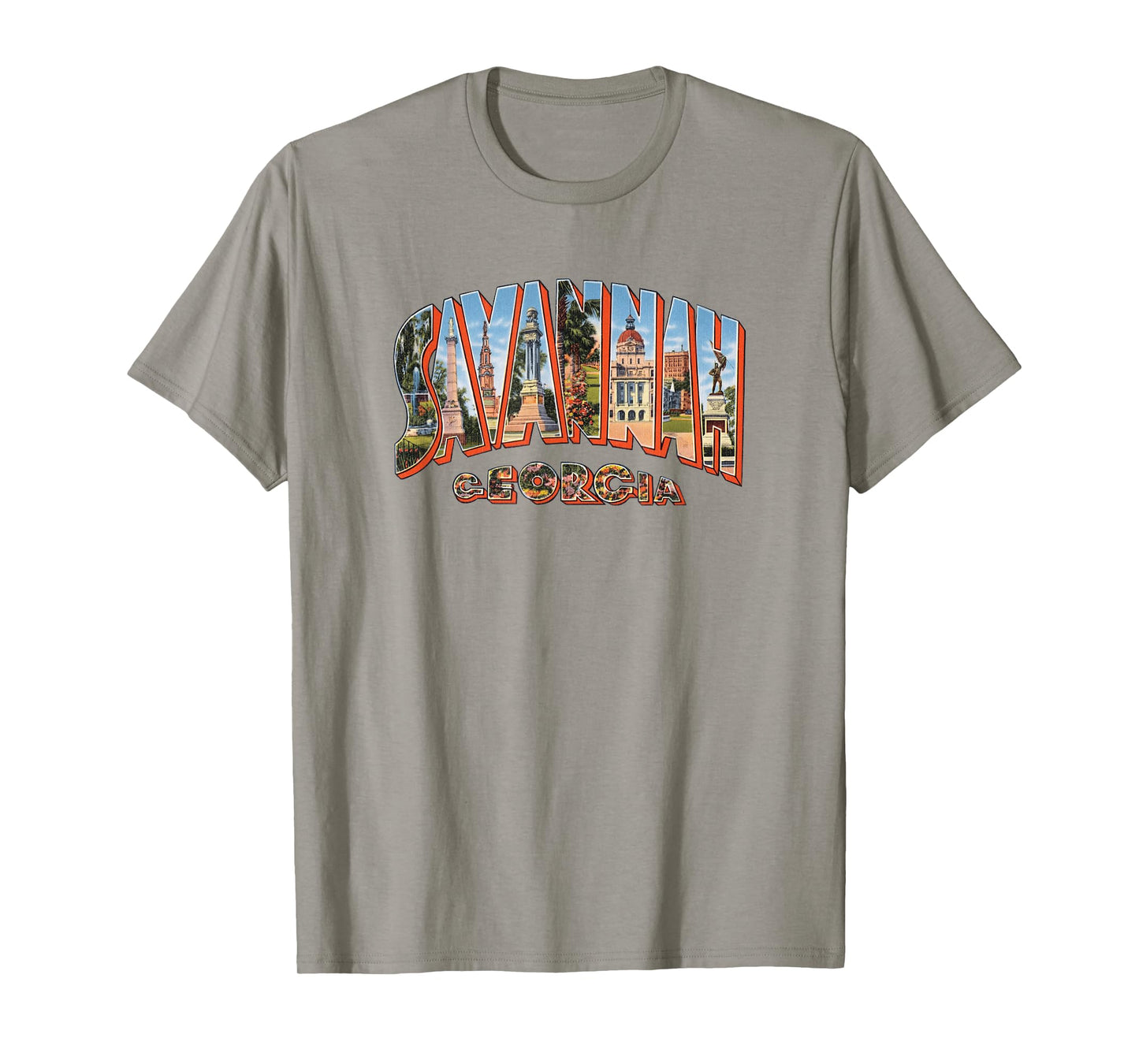 Savannah Georgia T Shirt Retro Vintage GA Souvenir Tshirt T-Shirt