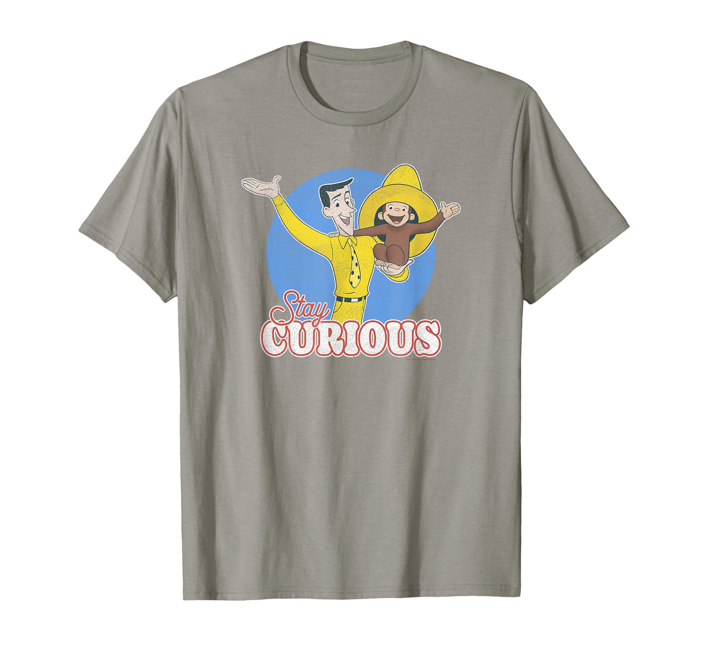 Curious George Stay Curious Yellow Hat Poster T-Shirt
