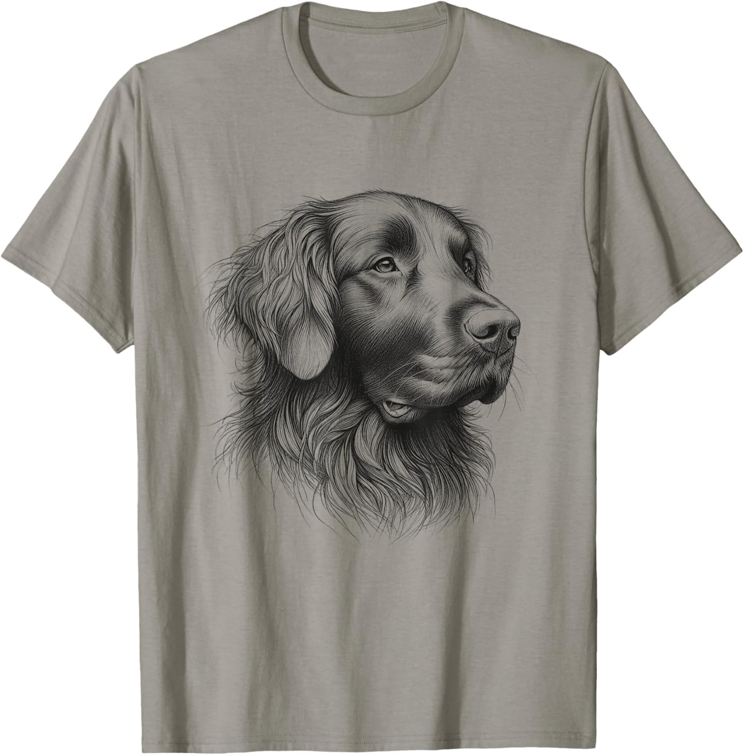 Flat-Coated Retriever Dog Design For Men And Women T-Shirt