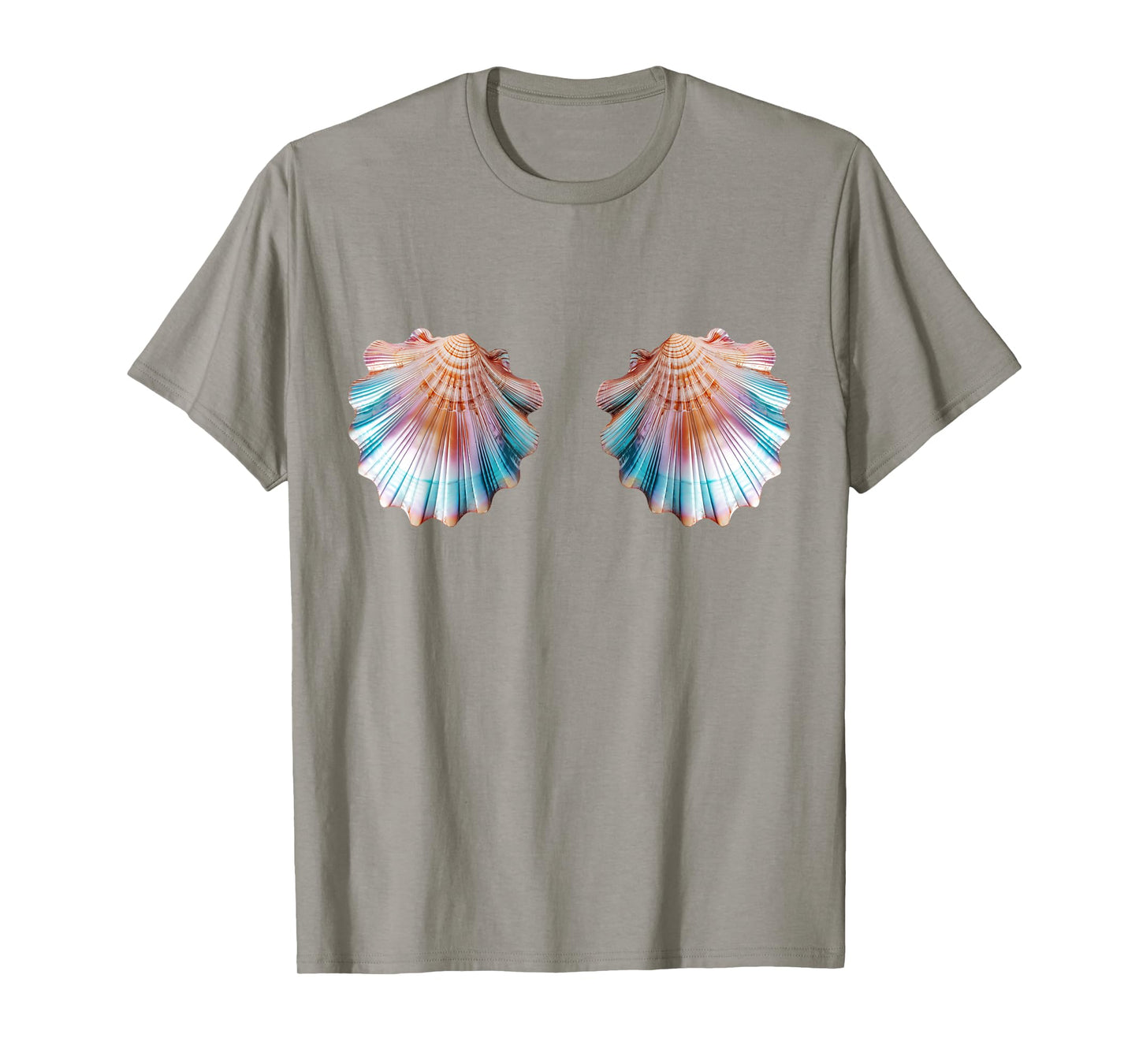 Mermaid, sea, shell, bra, costume, Carnival, party, outfit T-Shirt