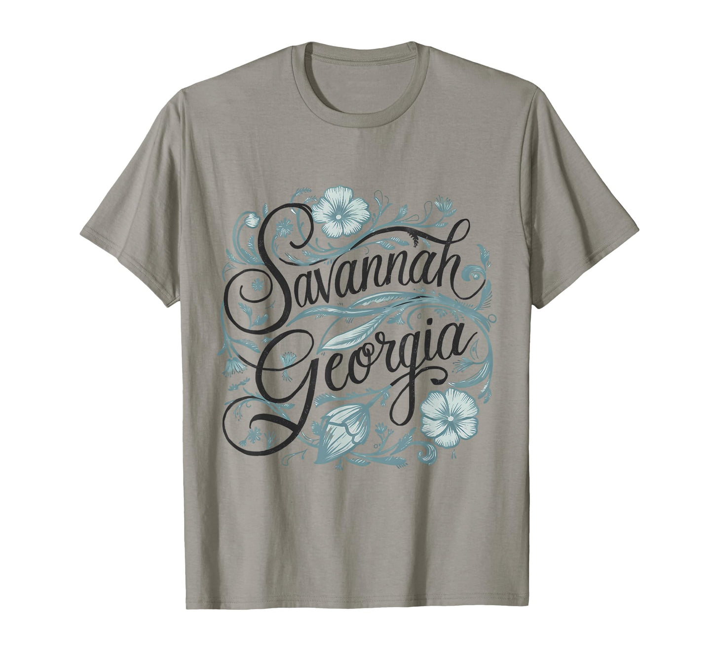 Savannah Georgia GA Flowers Floral T-Shirt