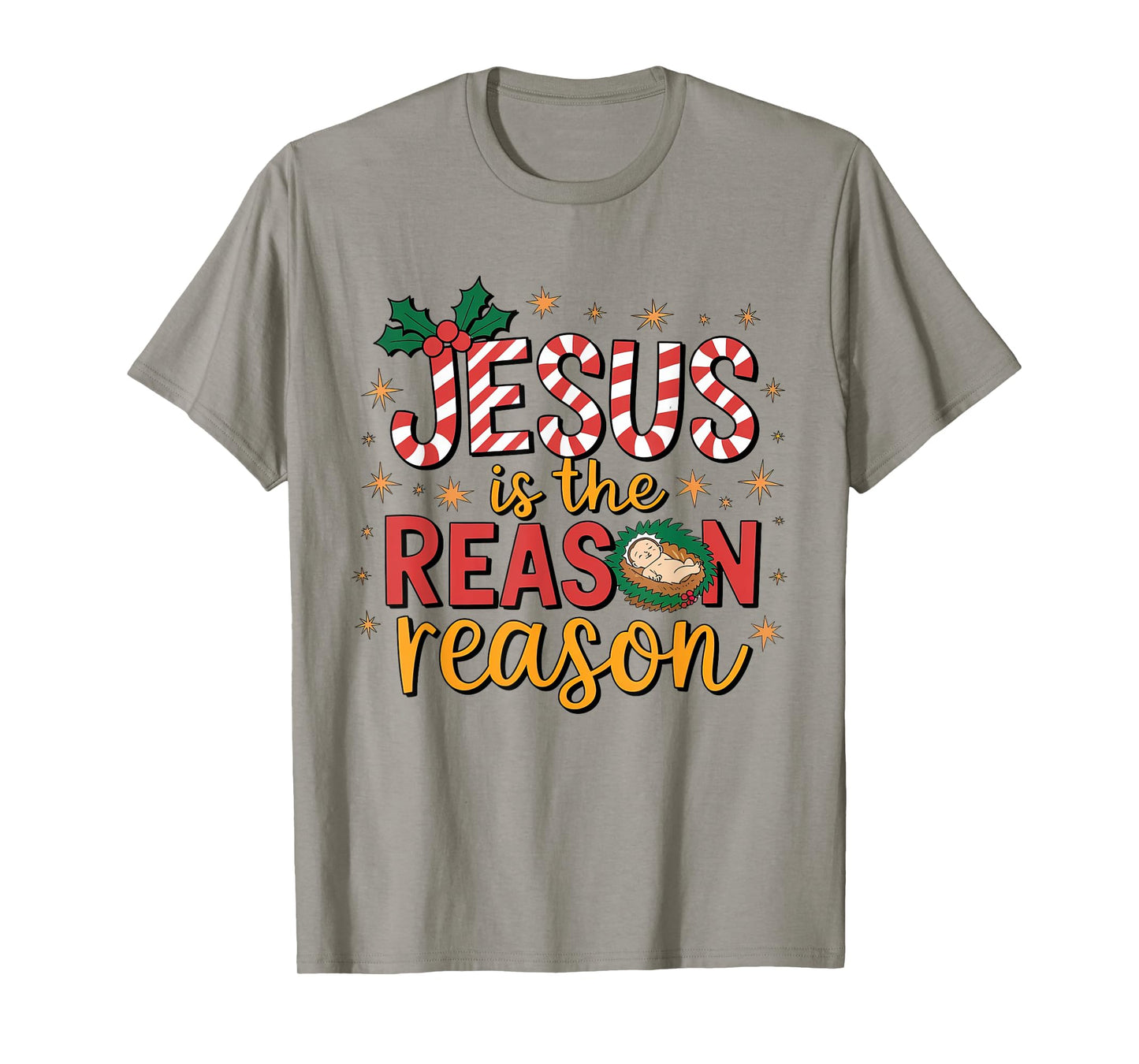 Jesus Is The Reason For The Season Christian Christmas T-Shirt