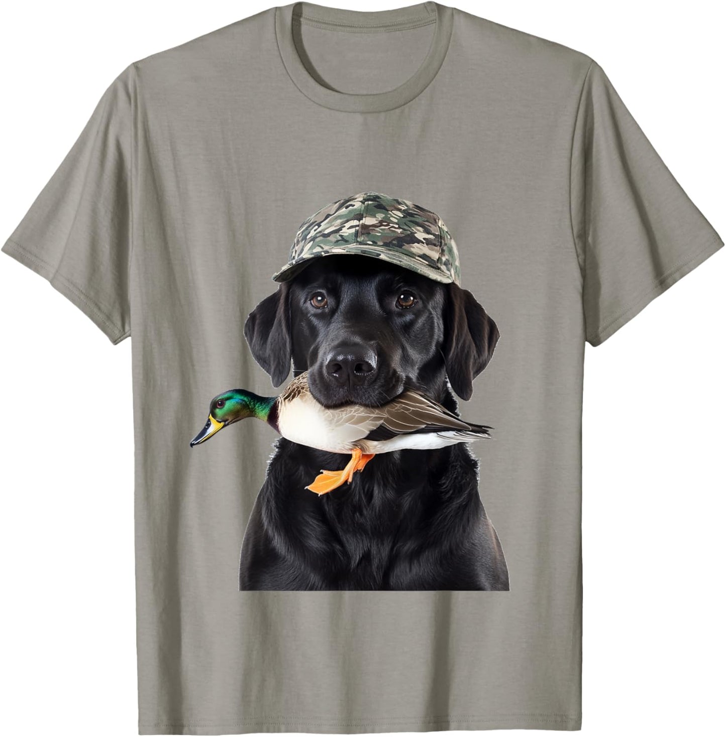 Labrador Retriever Duck Hunter Hunting Camouflage Hunter Dog T-Shirt