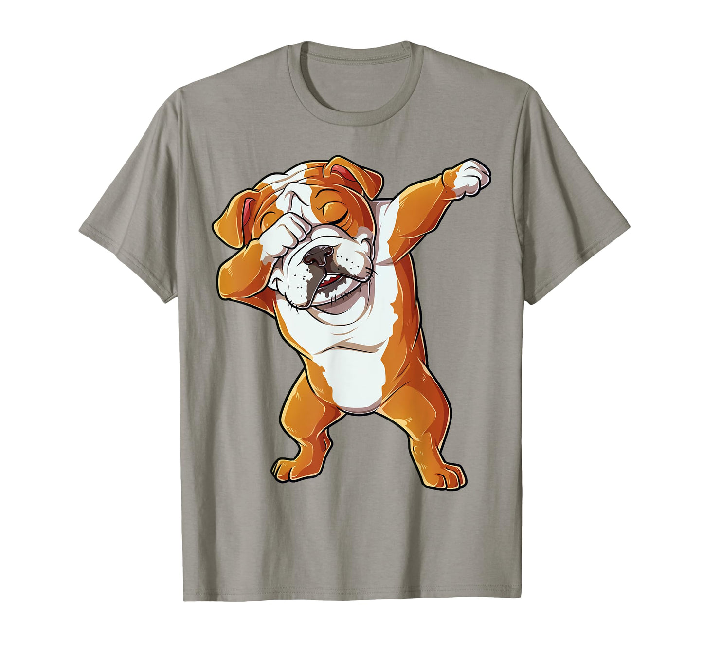 Dabbing English Bulldog T shirt Boys Dab Dance Puppy Lover T-Shirt