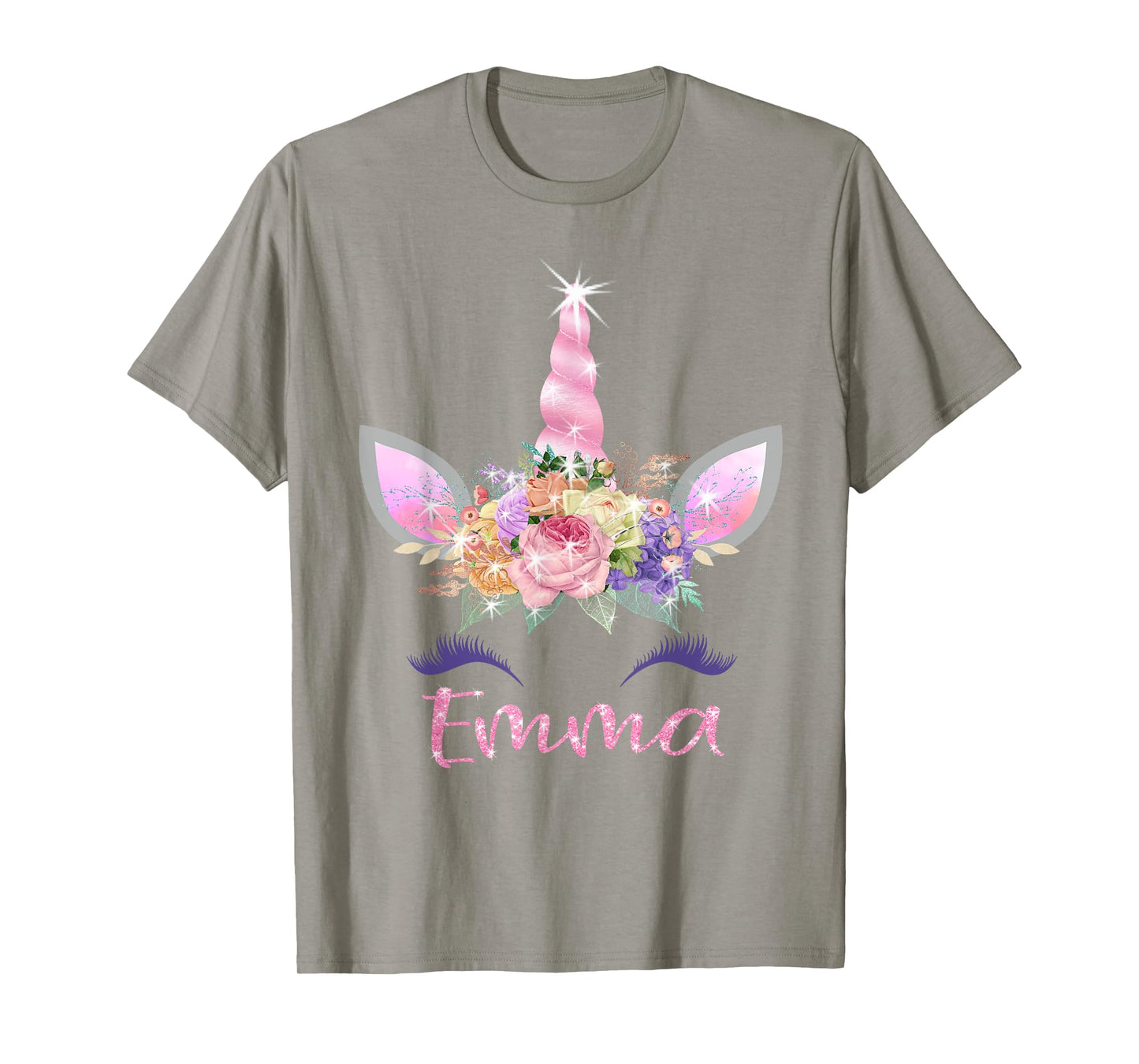 Emma: Unicorn Shirts for Girls with Name