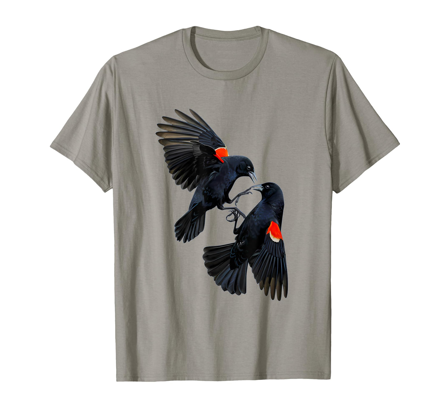Red-Winged Black Bird, Birdwatching Red Winged Blackbirds T-Shirt