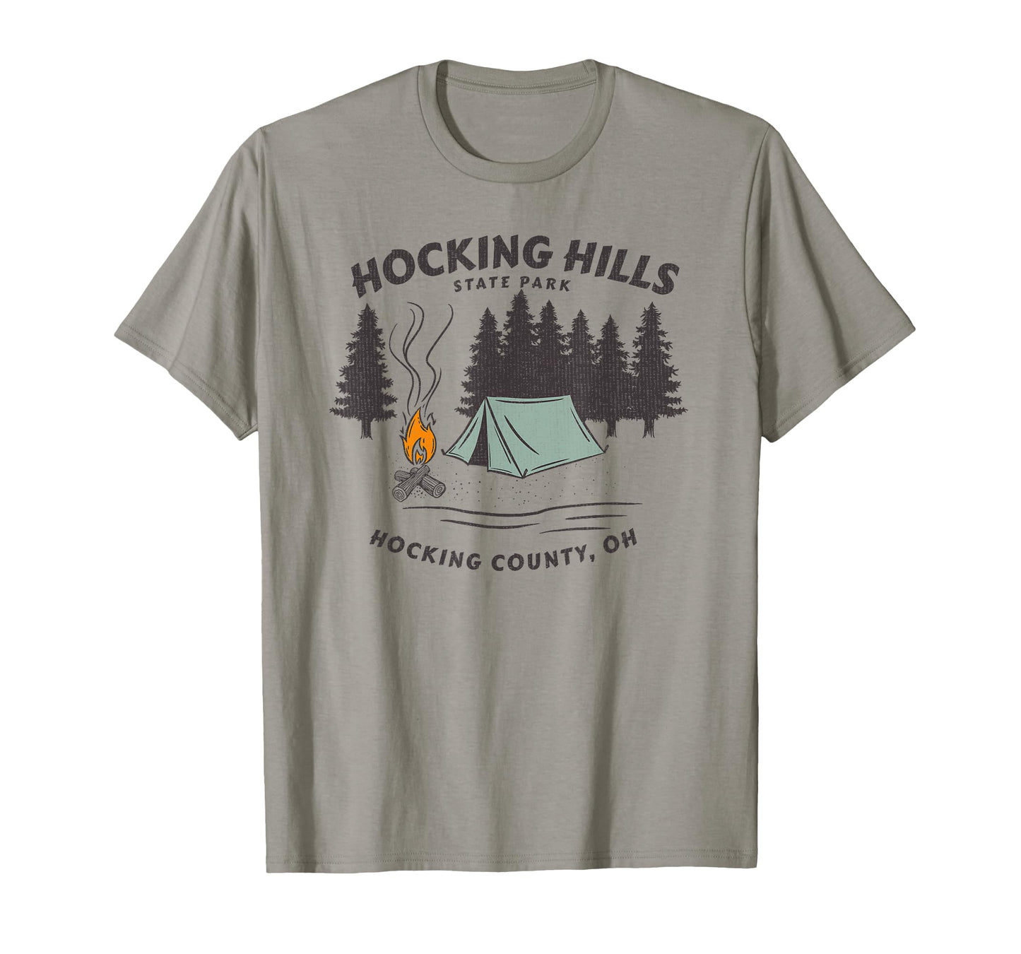 Retro Hocking Hills State Park Souvenir T-Shirt
