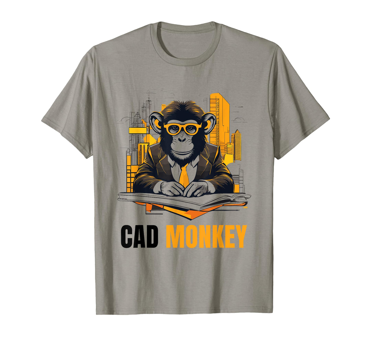 Architect Cad Monkey Architecture Student Apprenticeships T-Shirt
