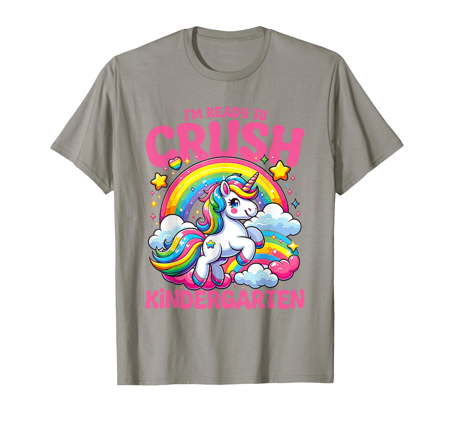 Crush Kindergarten Unicorn Girls Teacher Back to School T-Shirt
