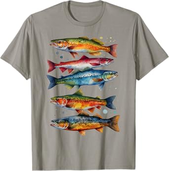 Rainbow Trout Fish for Men Women Kids Toddler T-Shirt