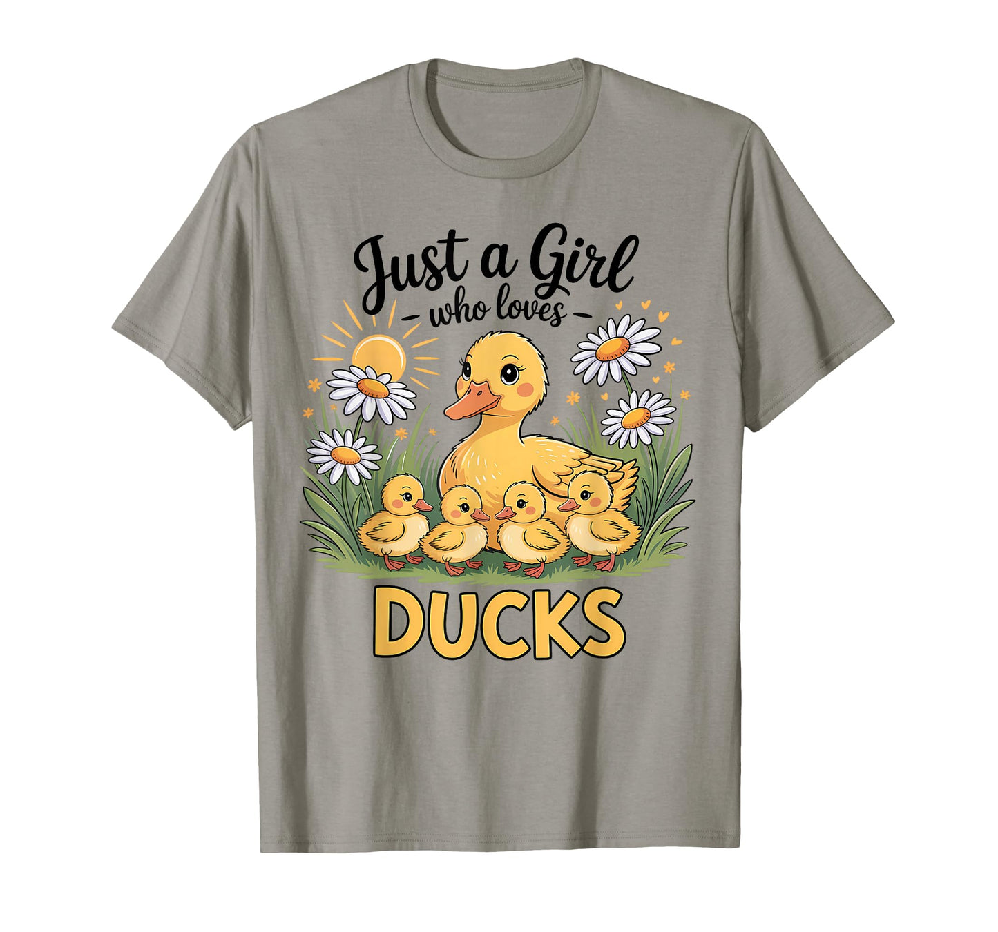 Just A Girl Who Loves Ducks Cute T-Shirt