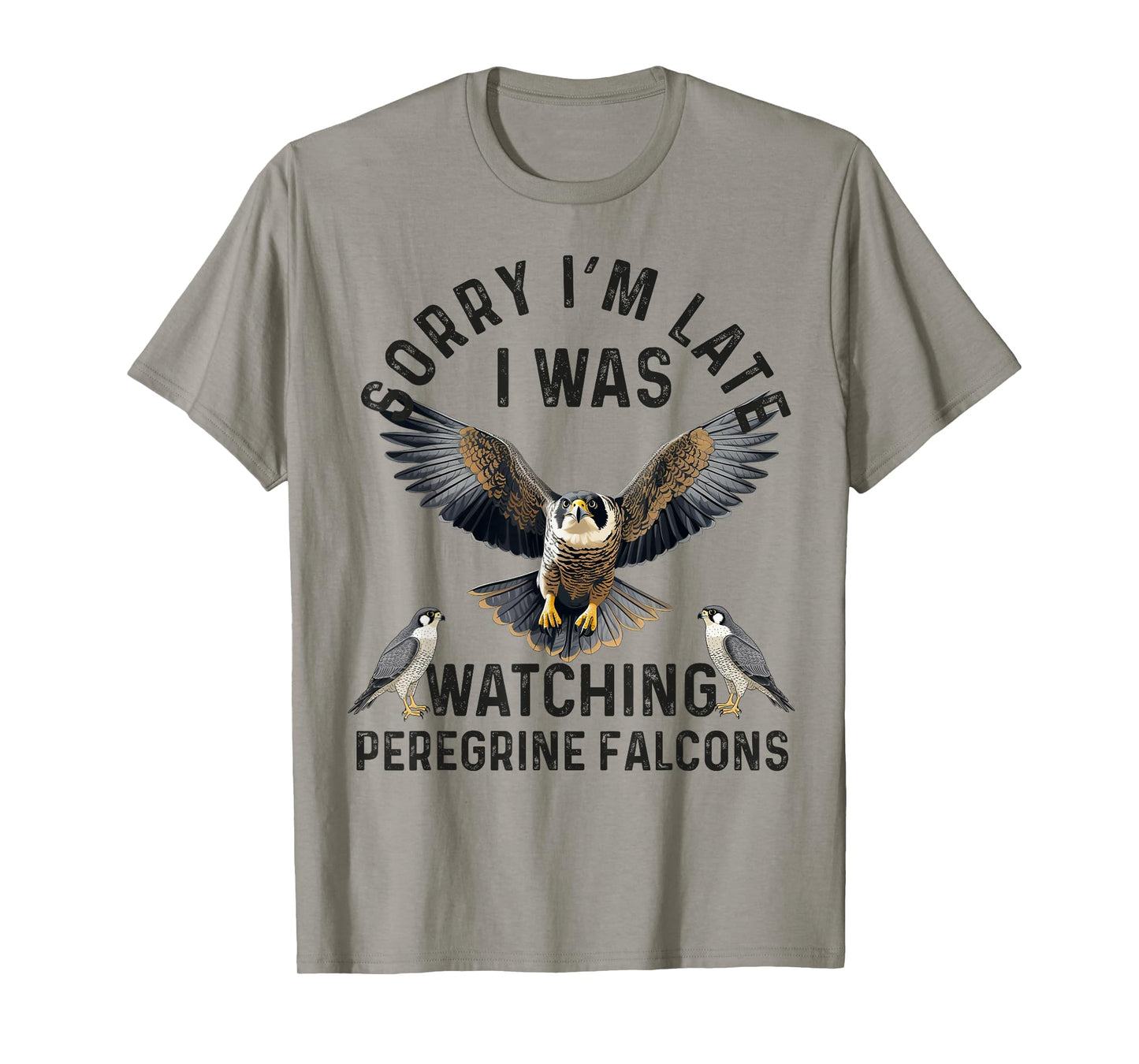 Peregrine Falcon Men Women Falconer Falconry BirdWatching T-Shirt