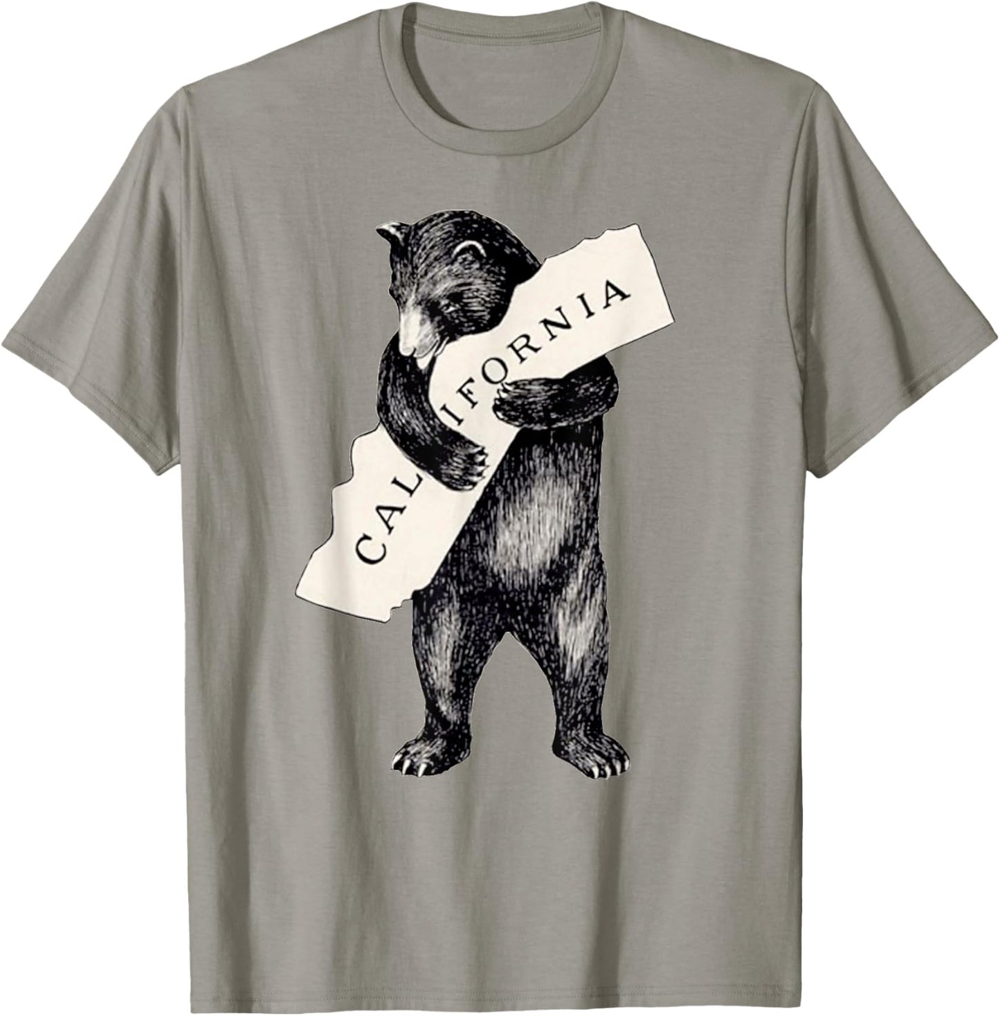 I Love California Shirt-West Coast Retro Vintage Cali Bear T-Shirt