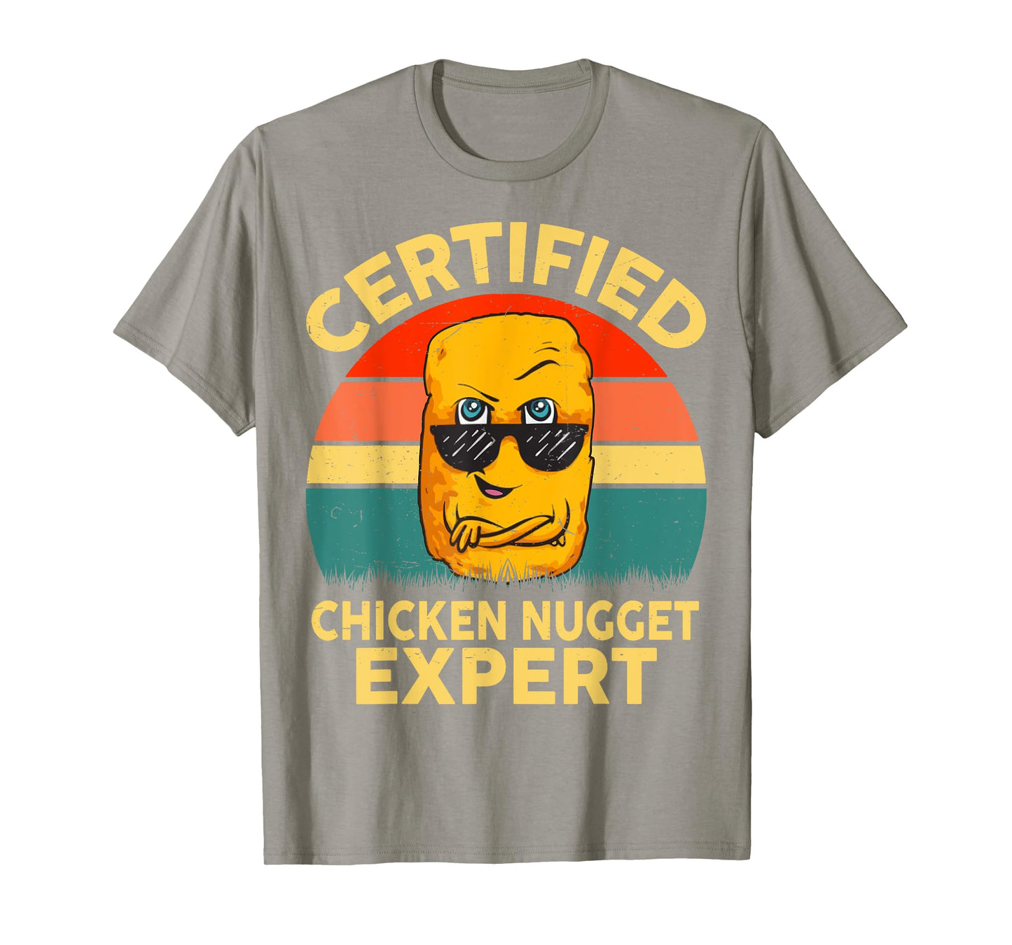 Boys Certified Chicken Nugget Expert Funny Chicken Nugget T-Shirt