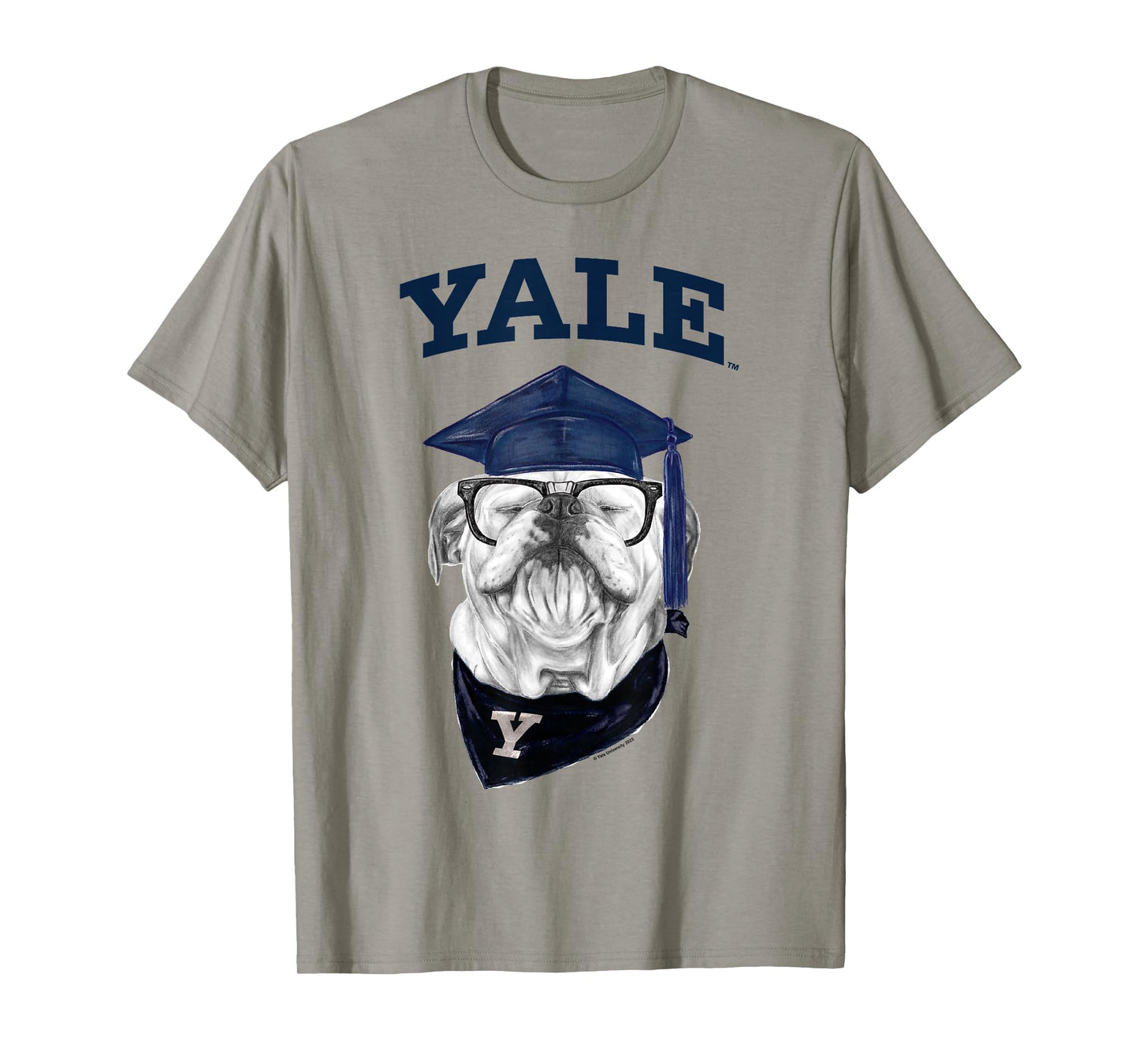 Yale University Smart Bulldog Handsome Dan Graduation T-Shirt