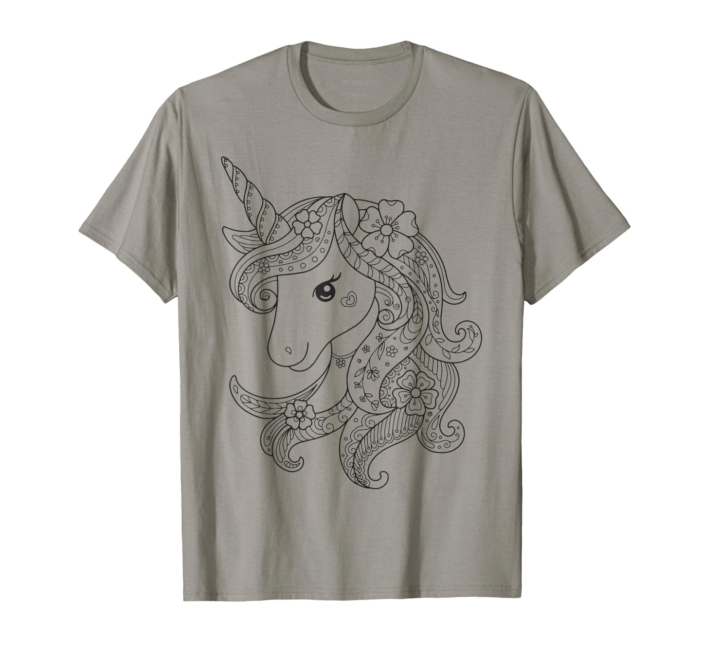 Unicorn to paint and color T-Shirt
