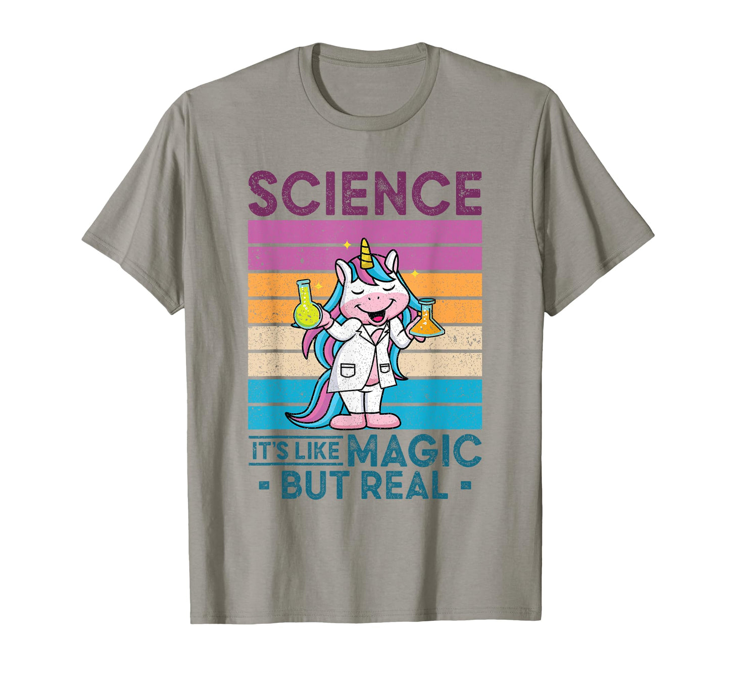 Science It's Like Magic But Real Unicorn Scientist Science T-Shirt