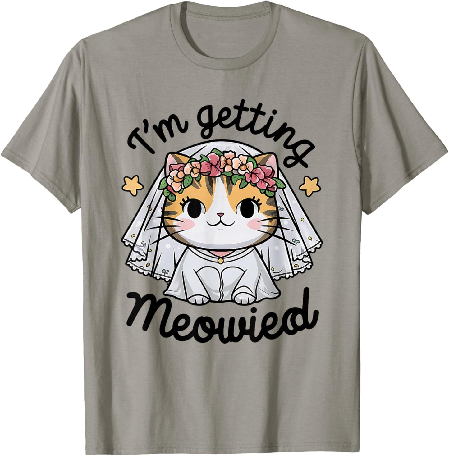 I'm Getting Meowied Bridesmaid Bachelorette Party Kawaii Cat T-Shirt