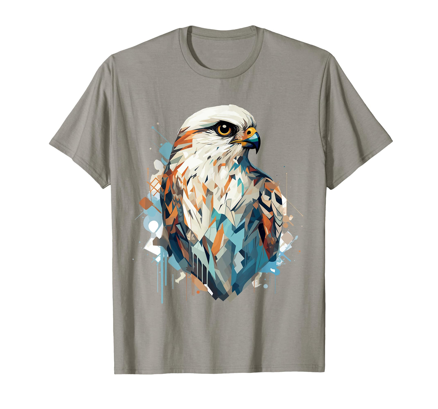 American Kestrel Bird Geometric Patten Art,Cute Kestrel Love T-Shirt