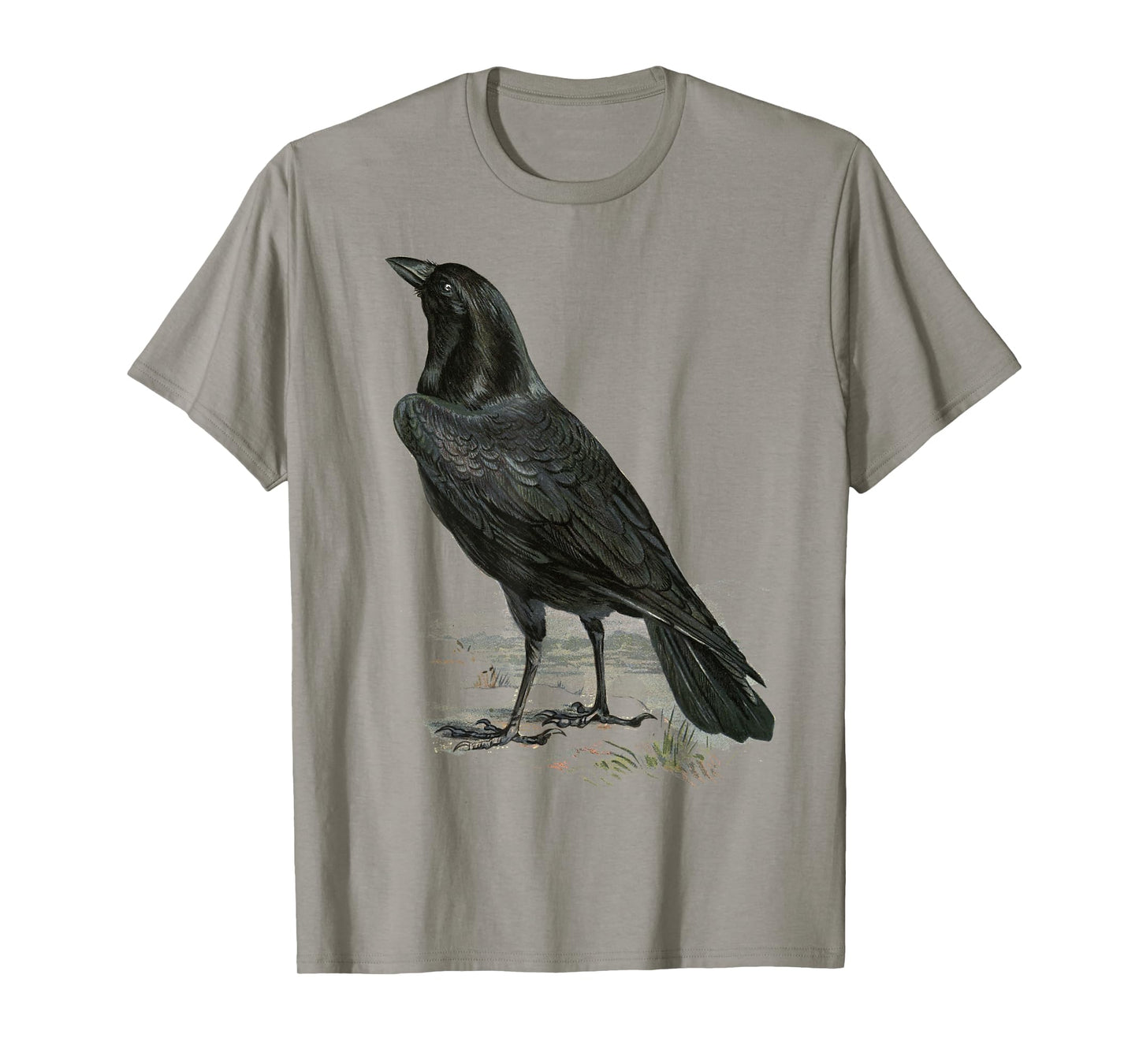 Raven Vintage Illustration Crow T-Shirt