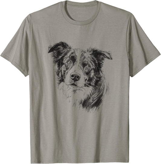 Australian Shepherd Dog Aussie Design Idea For Men & Women T-Shirt