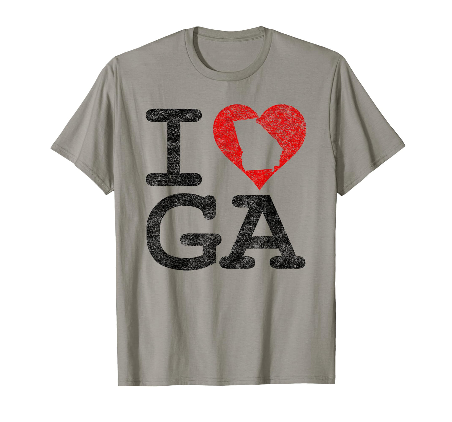 I LOVE GEORGIA I HEART GA ATLANTA PEACH STATE T-Shirt