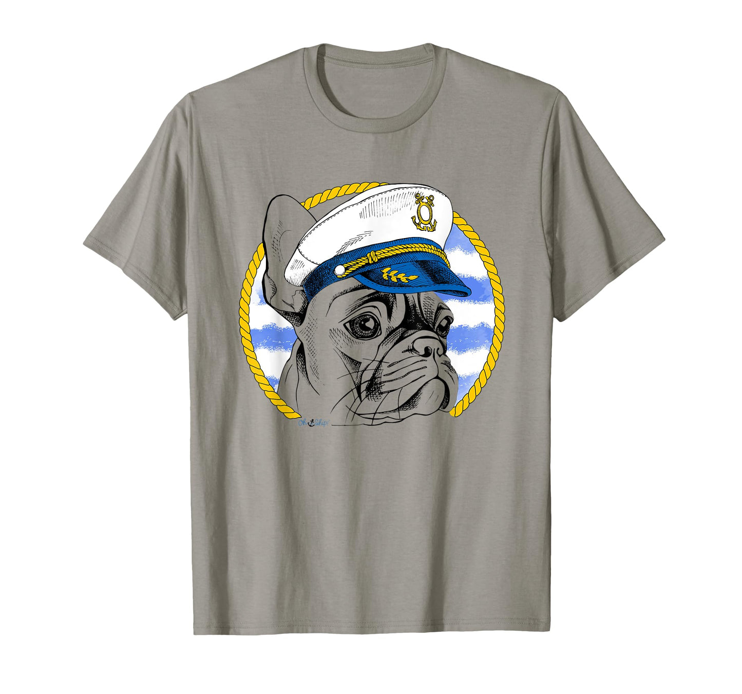 Oh Ship! Nautical French Bulldog T-Shirt