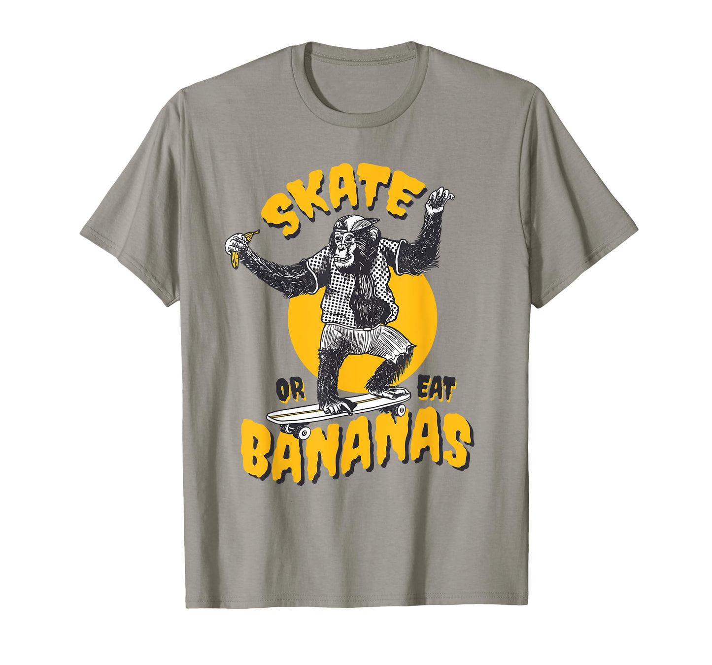 Monkey Skate or eat bananas for Skateboarding T-Shirt
