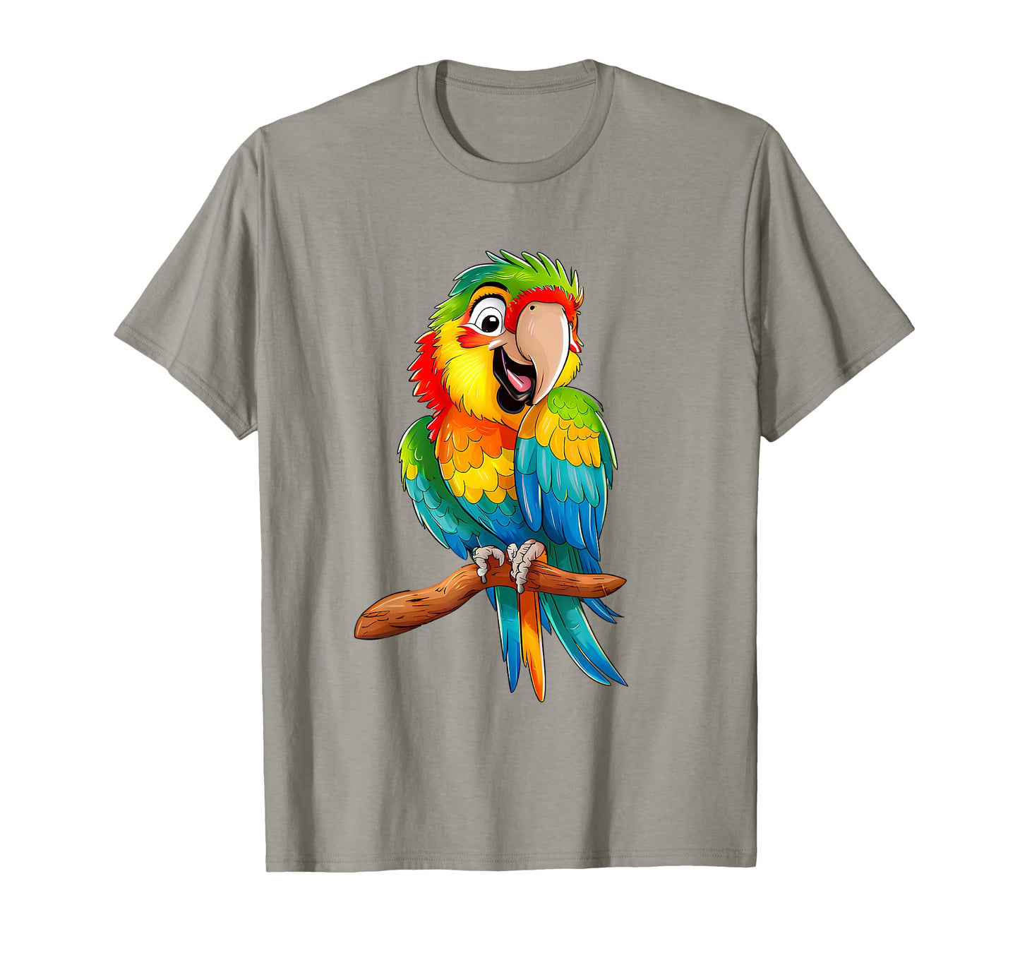 Vibrant Colorful Smiling Cute Baby Macaw T-Shirt