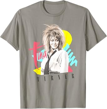 Tina Turner Retro Strokes and Shapes T-Shirt