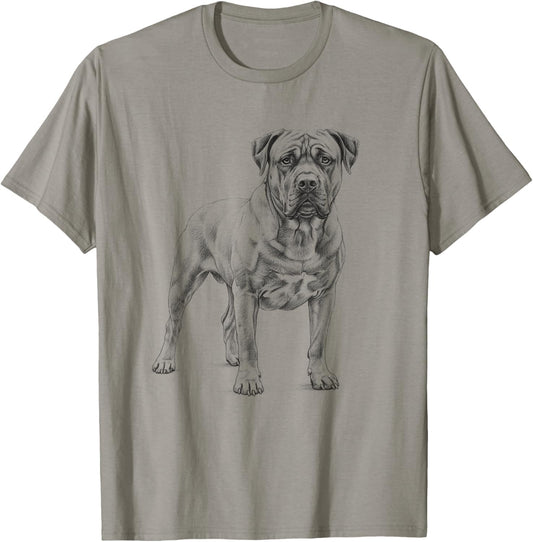 Boerboel Dog Owner Art Design T-Shirt