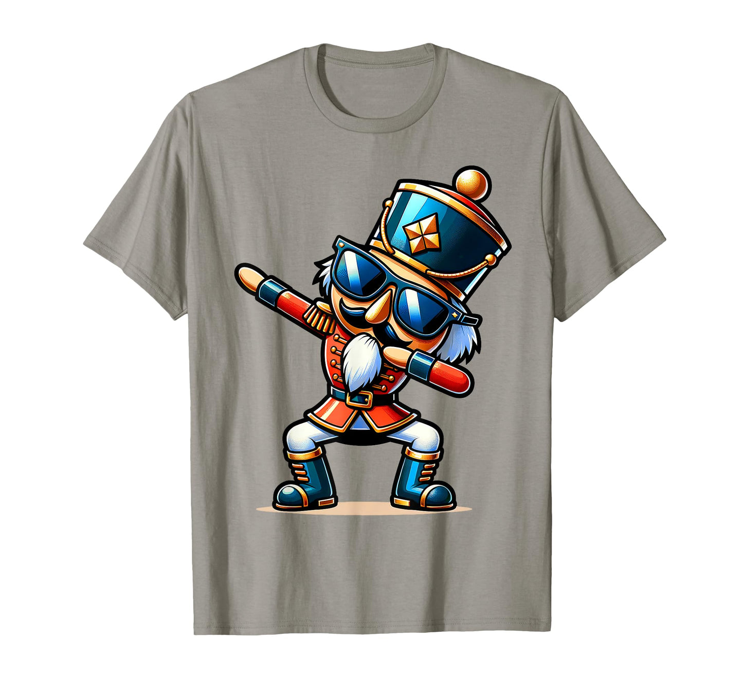 Christmas Nutcracker Dabbing Boys Santa Xmas Funny T-Shirt