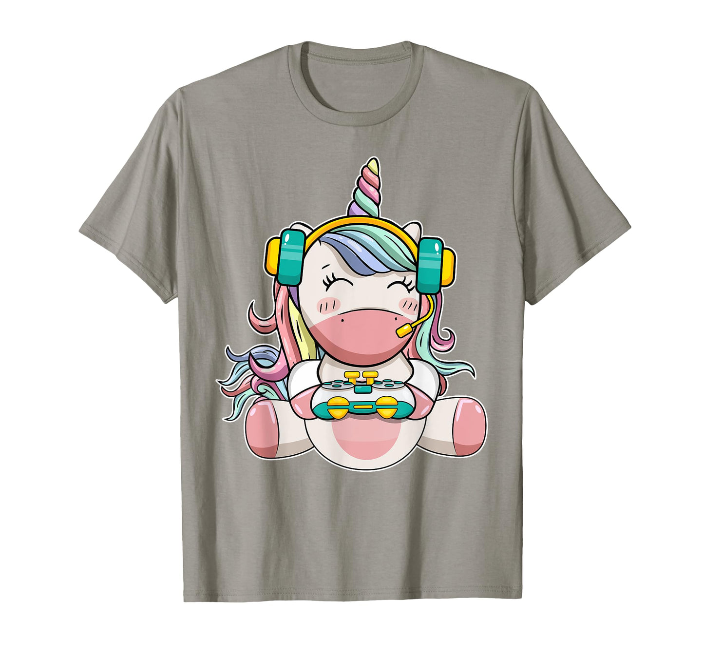 Gamer Girl Unicorn Gaming Cute Video Game Women Kids Girls T-Shirt