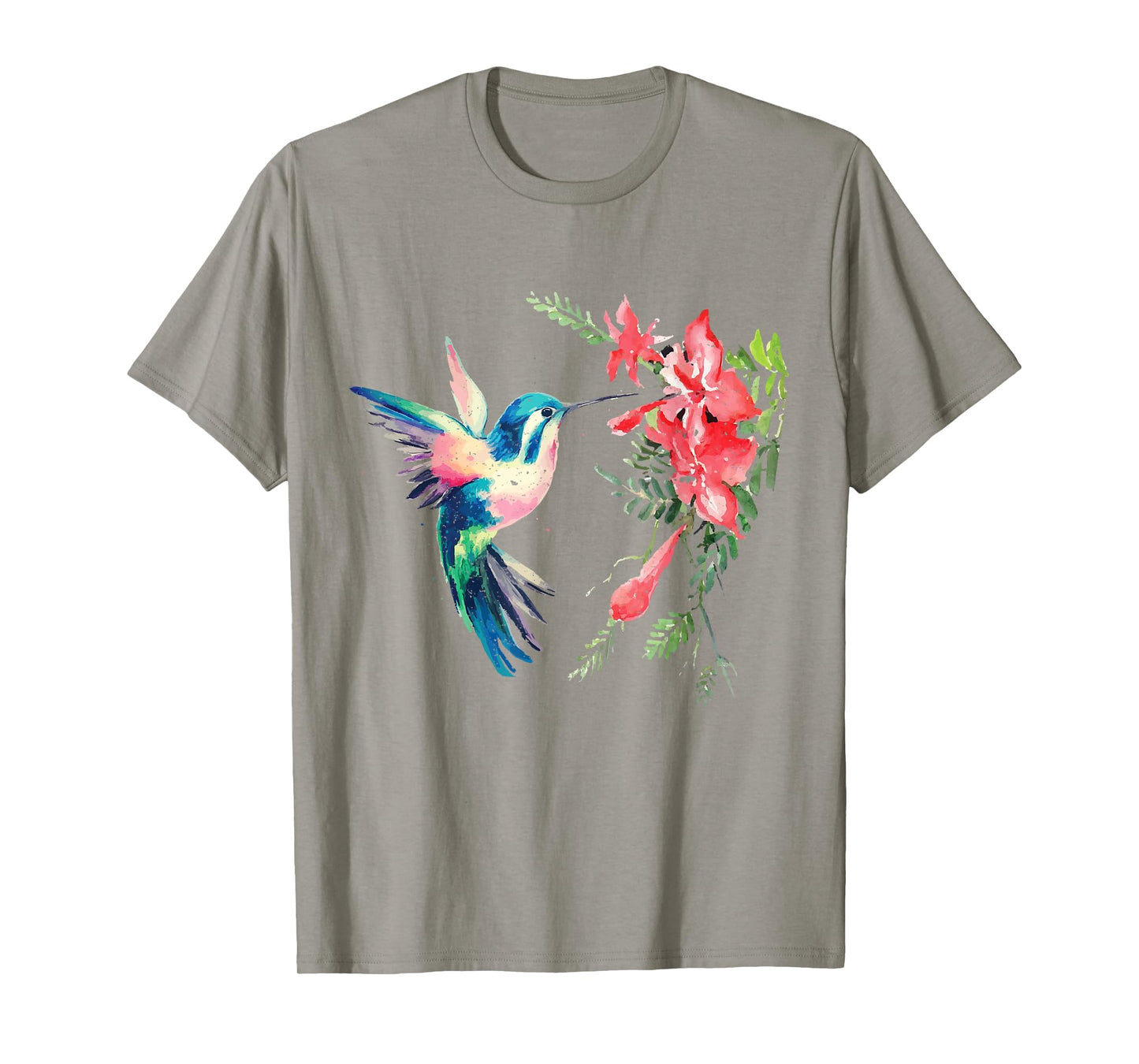 Rainbow Color Hummingbird Funny Bird Lover Gift T-Shirt T-Shirt