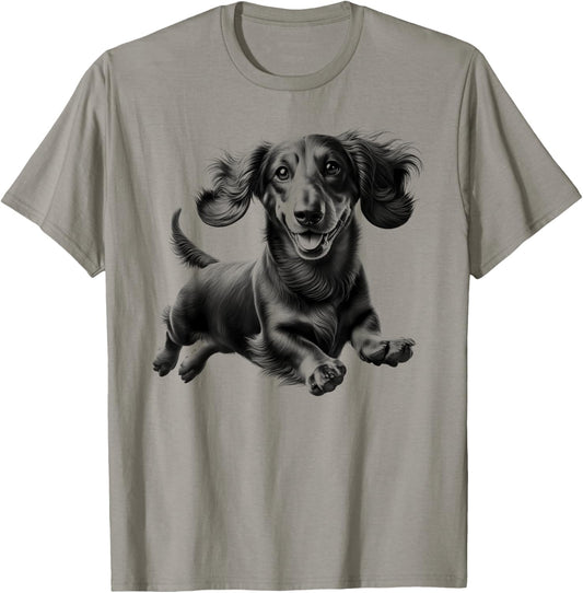 Playful Dachshund Cute Portrait T-Shirt