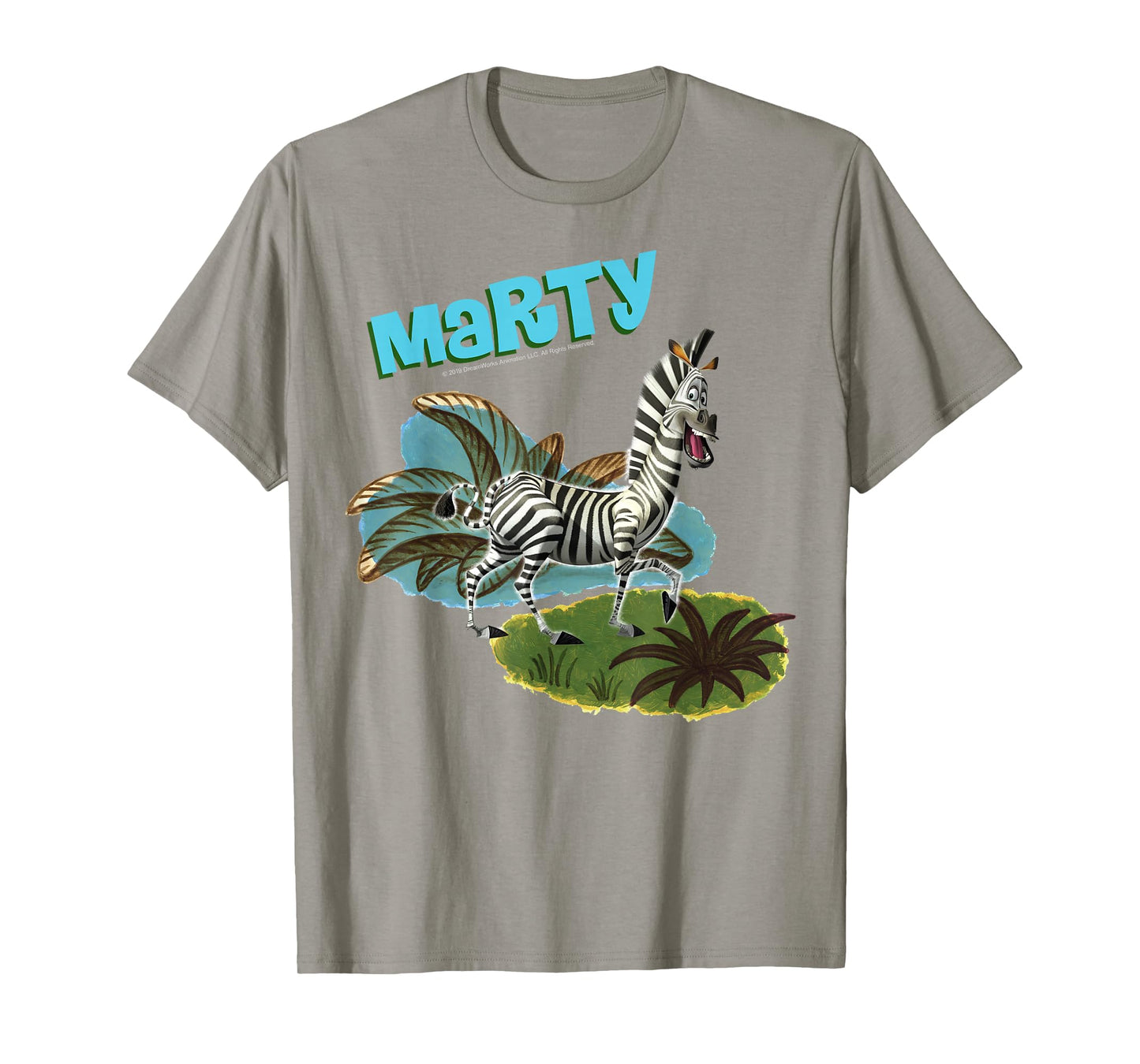 Madagascar Marty Painted Grass Poster T-Shirt
