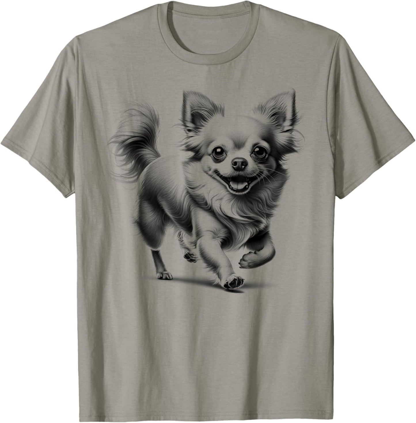 Super Cute Chihuahua Photorealistic Drawing Style T-Shirt