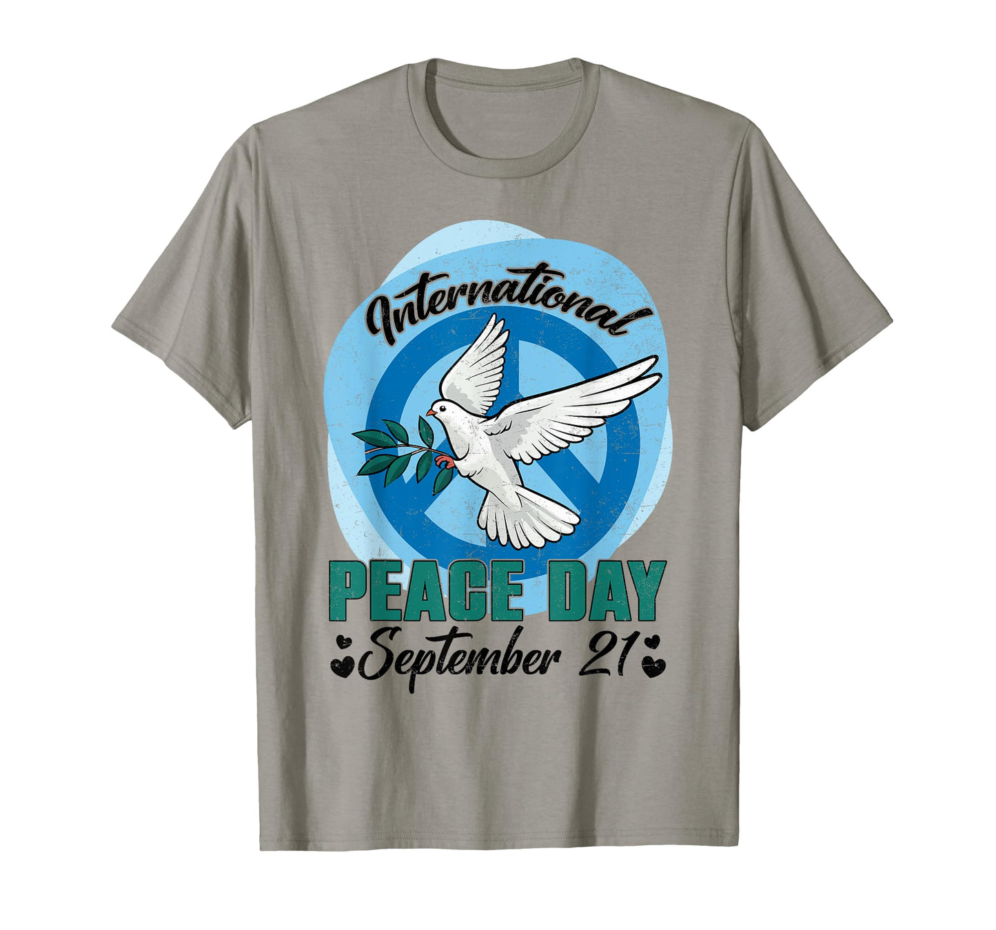 Funny Peace Bird World Peace Day International Day Of Peace T-Shirt