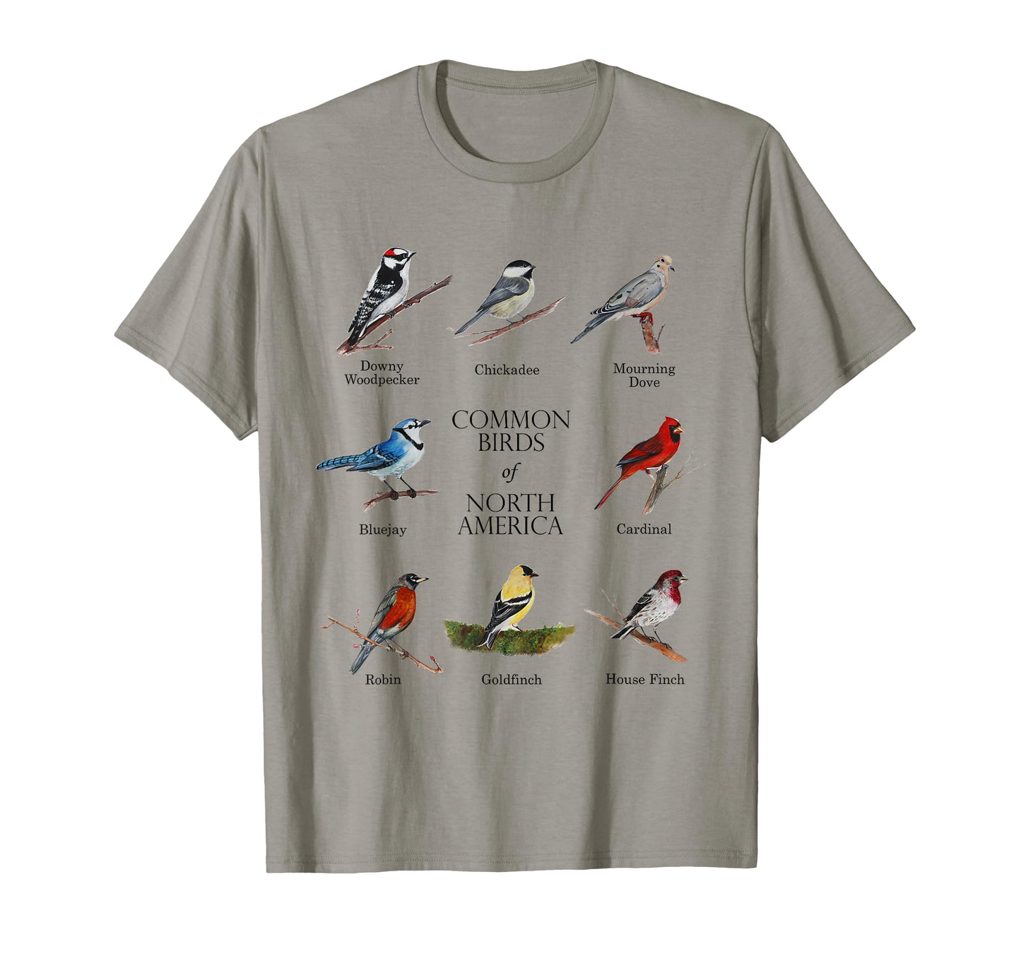 Birds of North America, Bird Lover or Watcher T-shirt T-Shirt