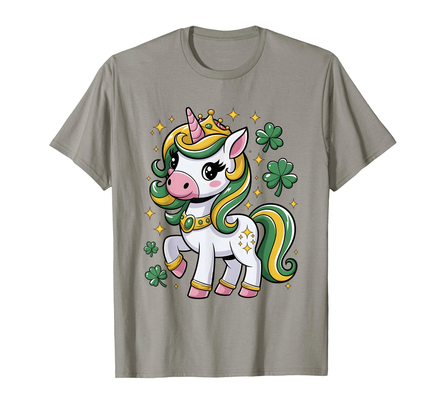 St Patricks Day Girls Kids Toddler Irish Unicorn Lepricorn T-Shirt