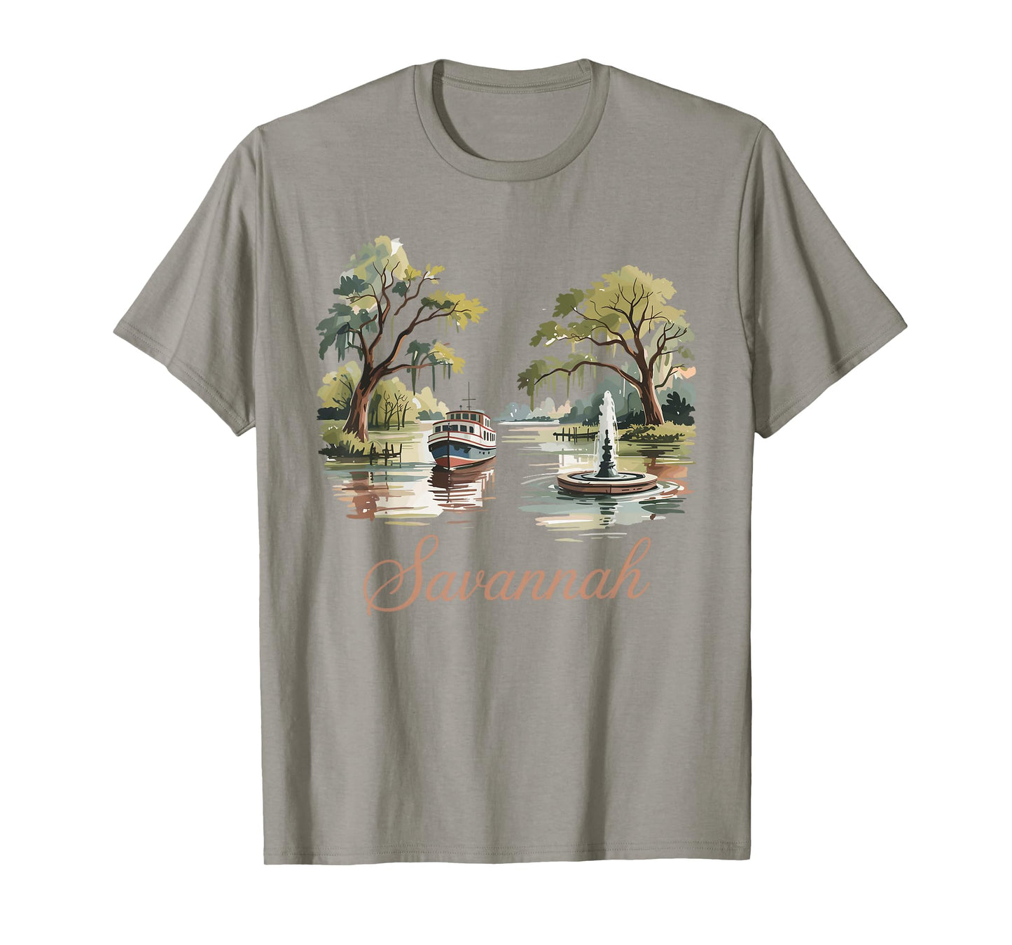 Historic Savannah Georgia Vintage Southern City T-Shirt