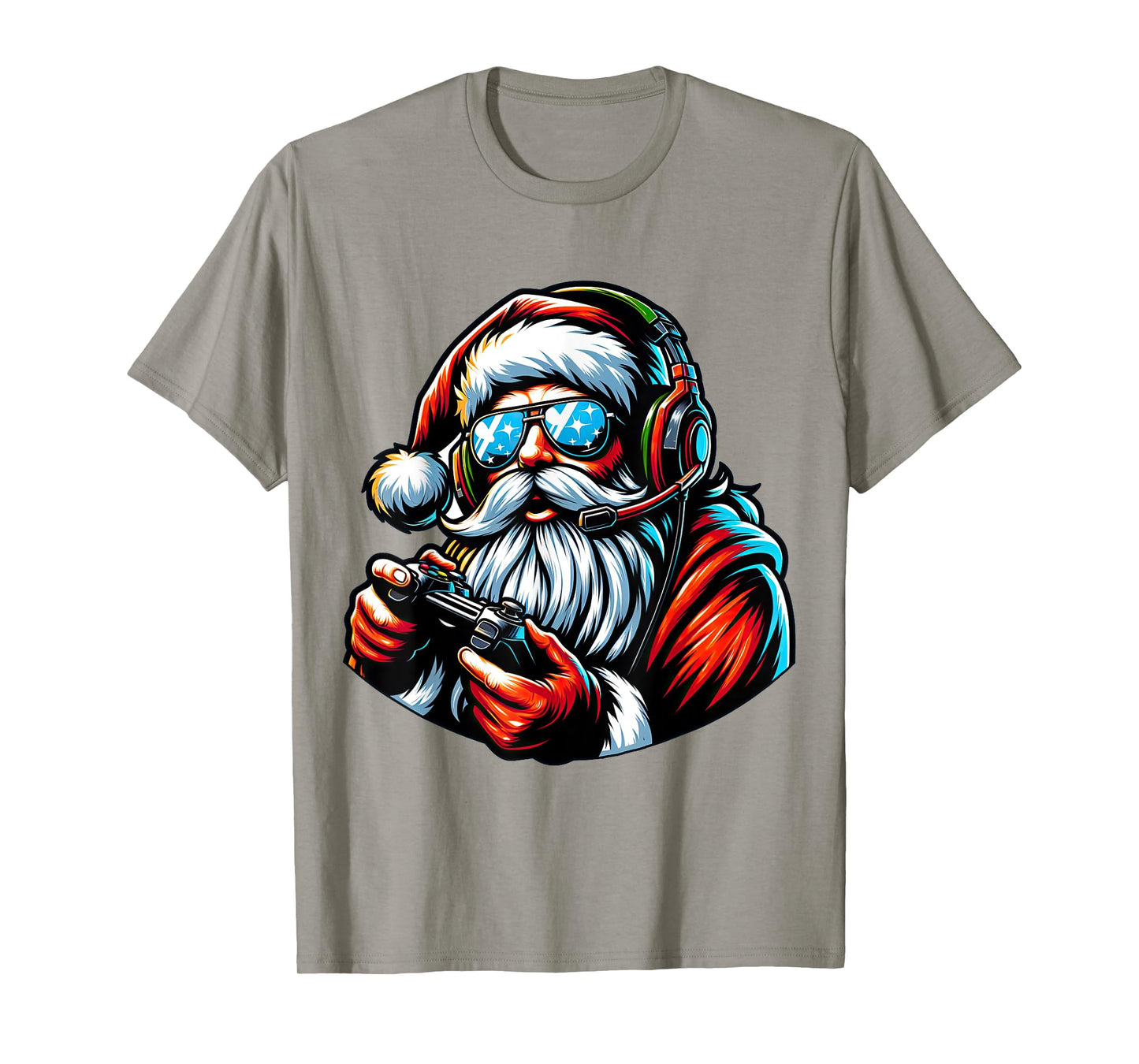 Christmas Gamer Boys Video Game Santa Xmas T-Shirt